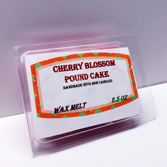 CHERRY BLOSSOM POUND CAKE -Bath & Body Works Candle Wax Melts- $8 per pack - Picture 5 of 9